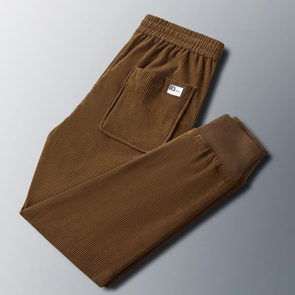 Corduroy Pant Warm - Celana Panjang Kasual Bahan Corduroy Pria,