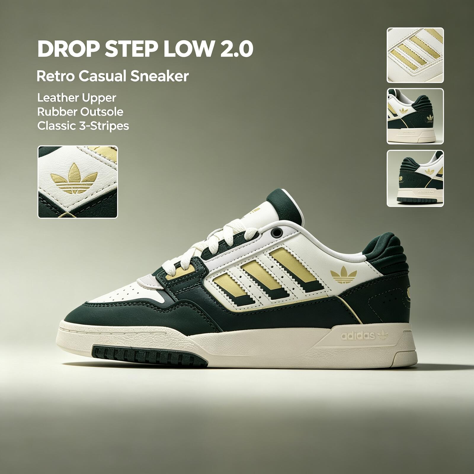Adidas Shoes Superstar - Adidas Originals Drop Step 2.0 JQ0105,