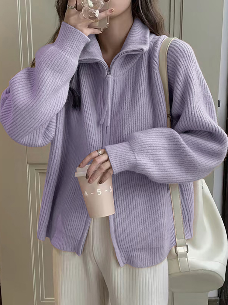Wool Coat Peacoat - Pakaian Rajut Wanita Musim Gugur Musim