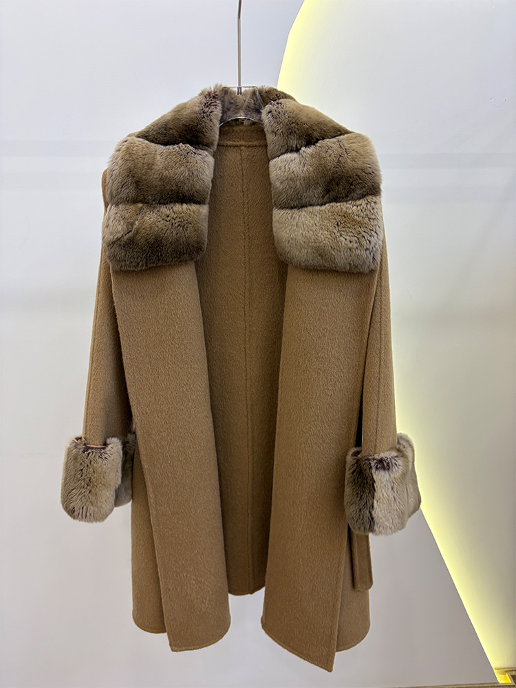Jaket Mantel Bulu Asli Musim G - Wool Coat Peacoat ulasan dan harga