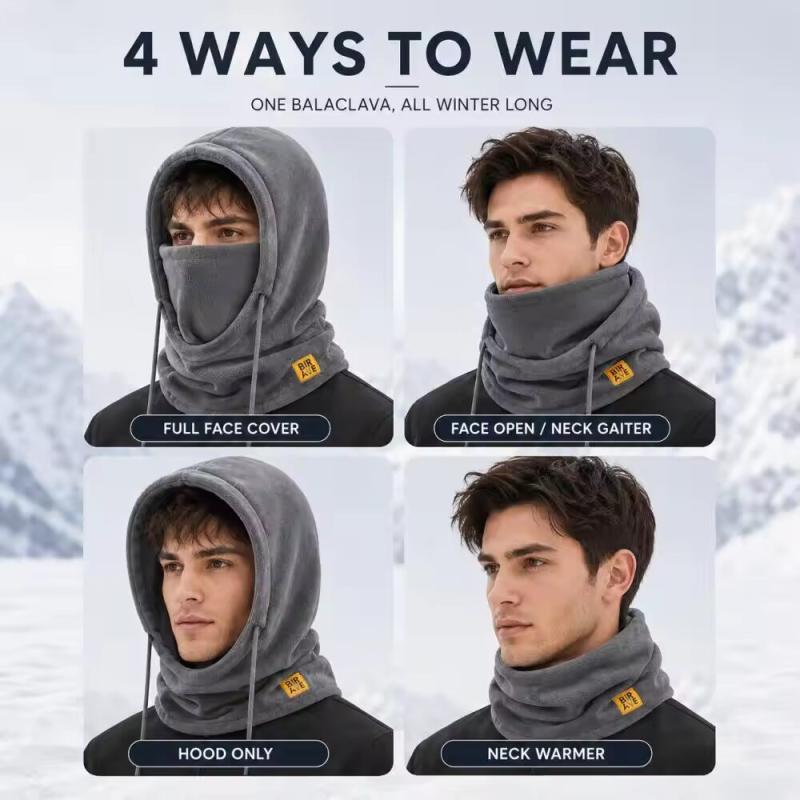 Topi Balaclava Hangat, Penutup - Neck Gaiter Fleece ulasan dan harga