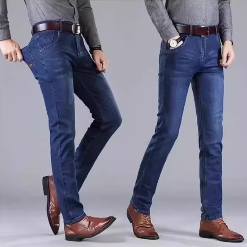 Celana Jeans Pria Kasual Lurus - Levis Jeans 501 ulasan dan harga