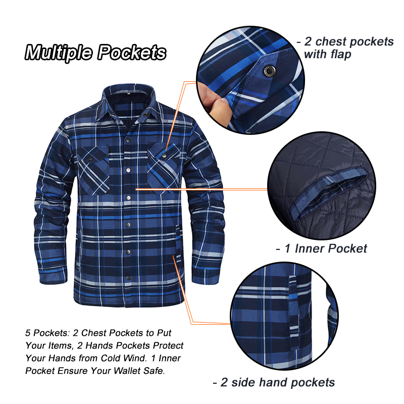 Kemeja kotak-kotak musim dingi - Flannel Shirt Lined ulasan dan harga