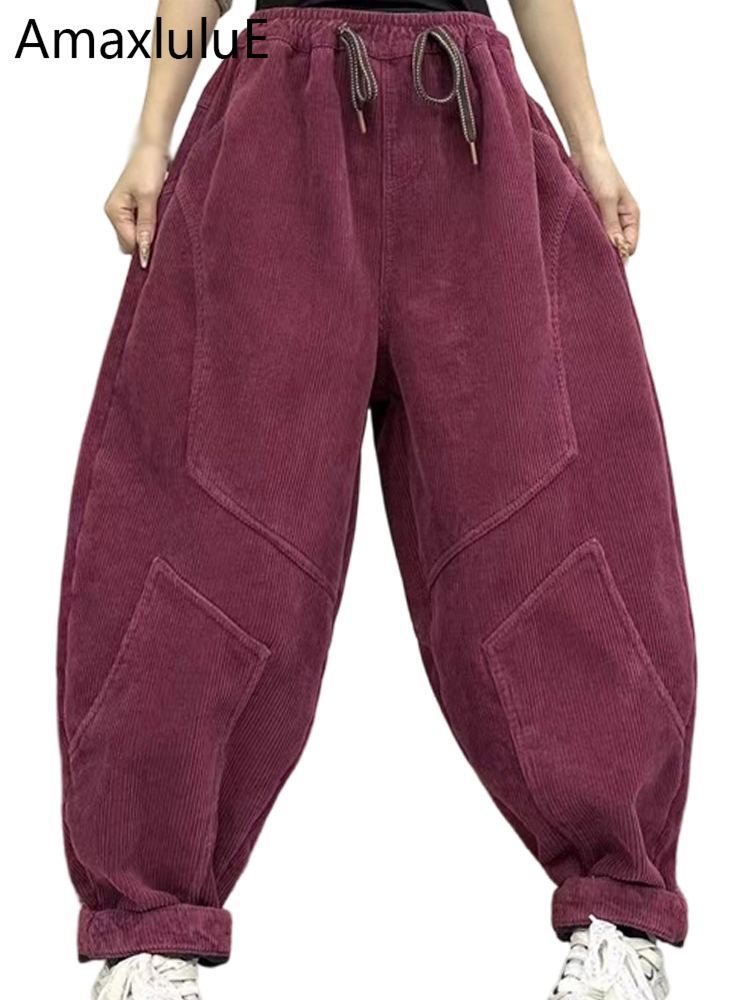 Celana Harem Wanita Musim Ding - Corduroy Pant Warm ulasan dan harga