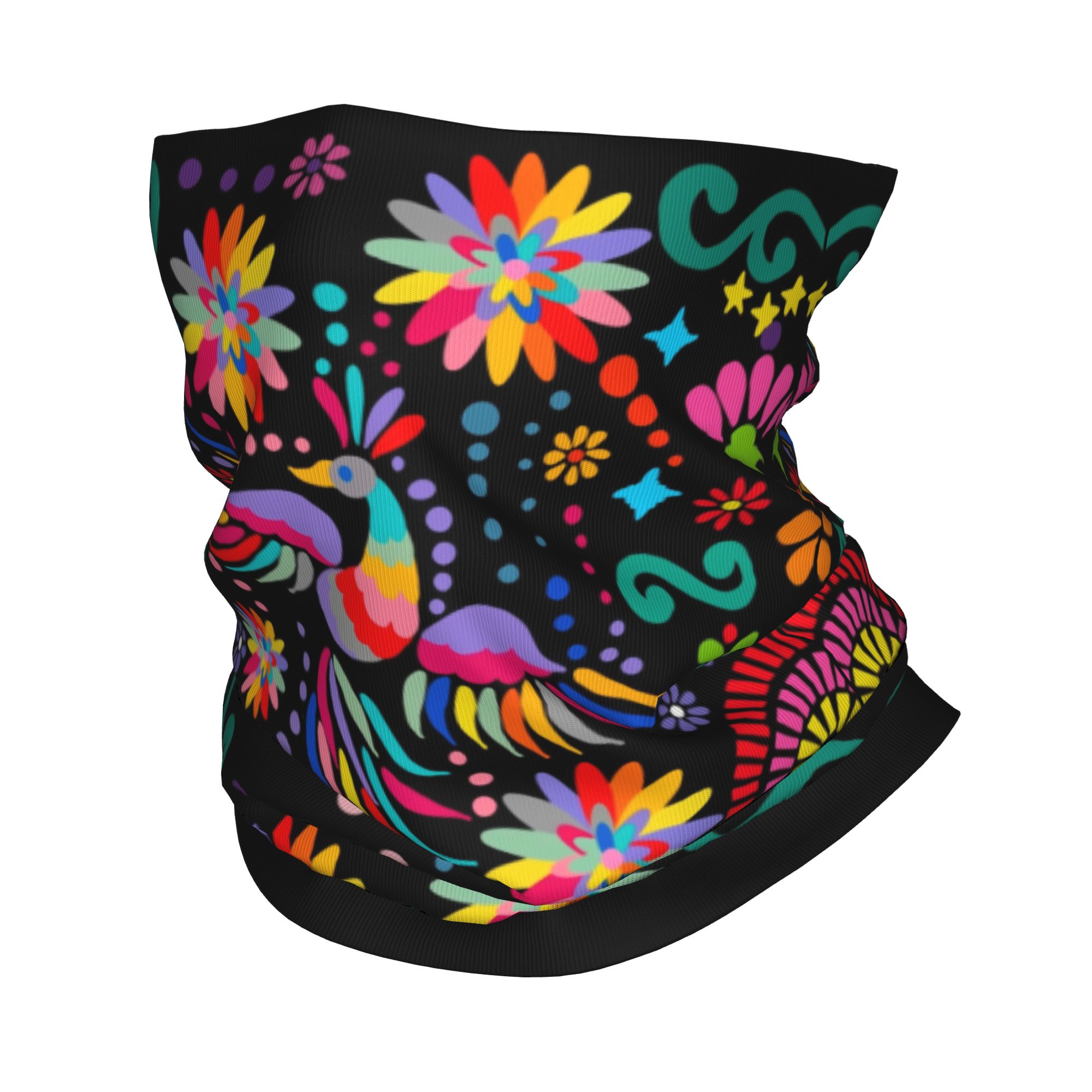 Bandana Tekstil Motif Bunga Me - Neck Gaiter Fleece ulasan dan harga