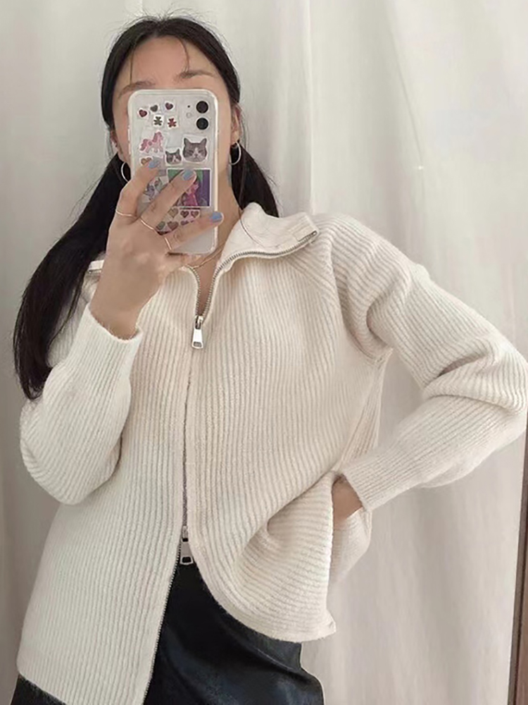 Pakaian Rajut Wanita Musim Gug - Wool Coat Peacoat ulasan dan harga